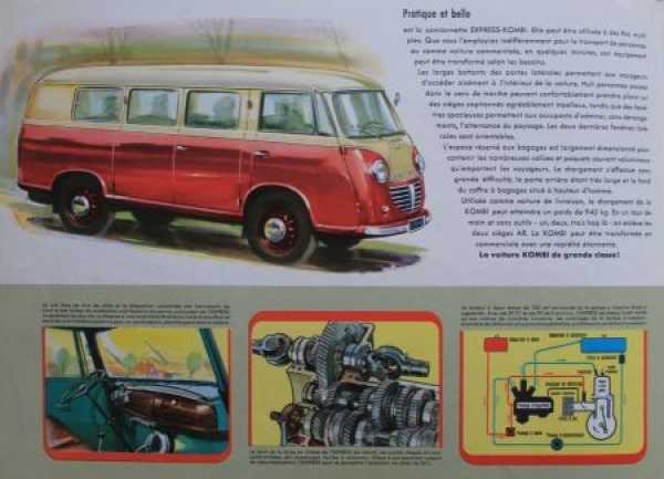 Goliath Express Modelprogram 1958 Carbrochure (7698)